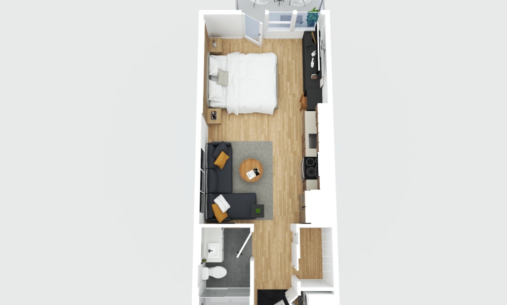Propriété à Montréal (Ville-Marie) | 1275 Rue Plessis, app. 306, Montréal (Ville-Marie)